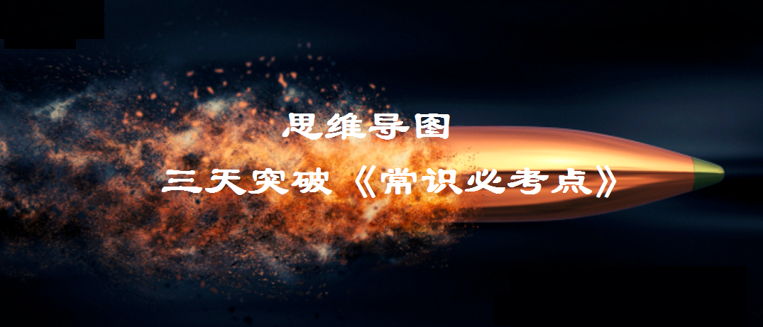 思维导图 三天突破《常识必考点》打包下载地址